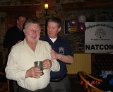 Ned O'Connor collects the "Most Improved" golfer prize